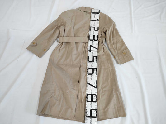 BURBERRY Women's Coat in Beige with Belt and Nova Check Lining