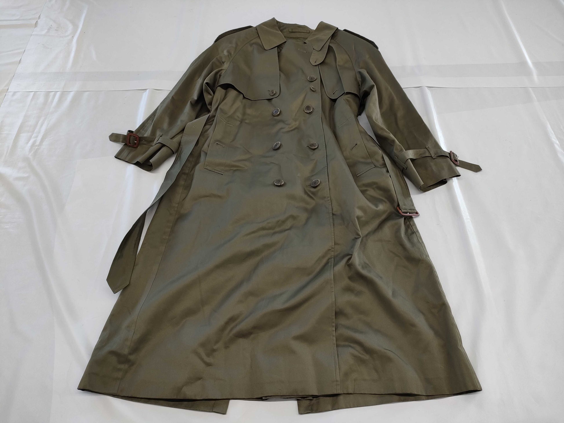 BURBERRY Women's Long Trench Coat with Belt and Liner, 9AR
