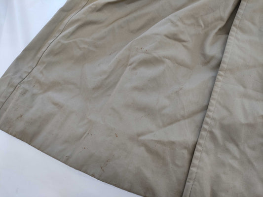 BURBERRY Belted Nova Check Khaki Trench Coat C-TK83 170 Coat