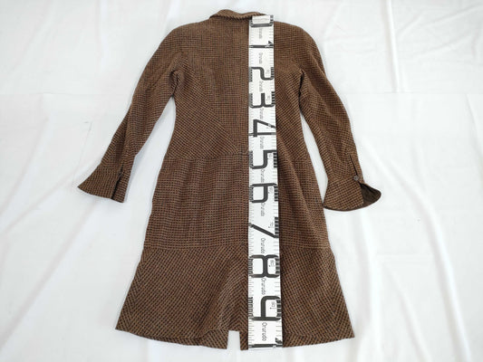 CHANEL 97A P09338 Tweed Coco Mark Zip-Up Dress