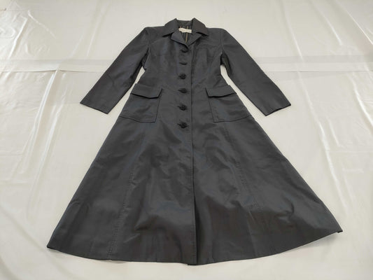 Dior Silk Flared Long Coat