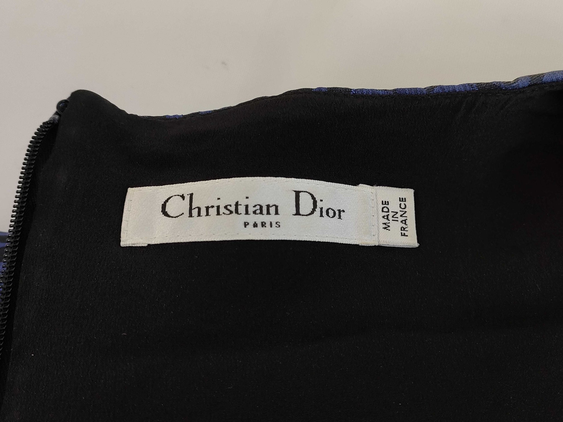 Dior Blue Flower Dress, Size F36