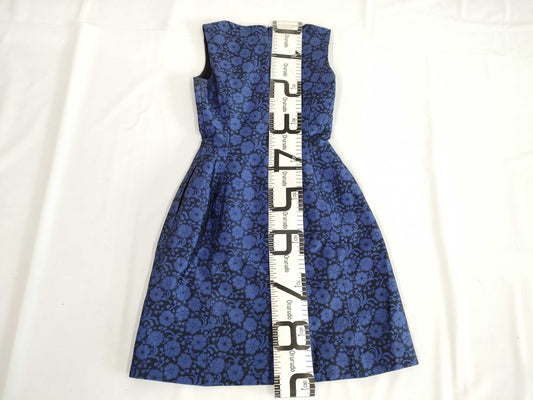 Dior Blue Flower Dress, Size F36