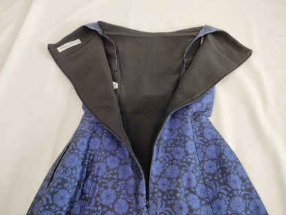 Dior Blue Flower Dress, Size F36