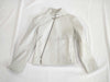 HERMES Women's Biker Jacket, Size 34, Ice Blue Goatskin