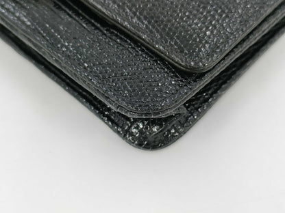 CHANEL Lizard Chain Wallet Shoulder Bag