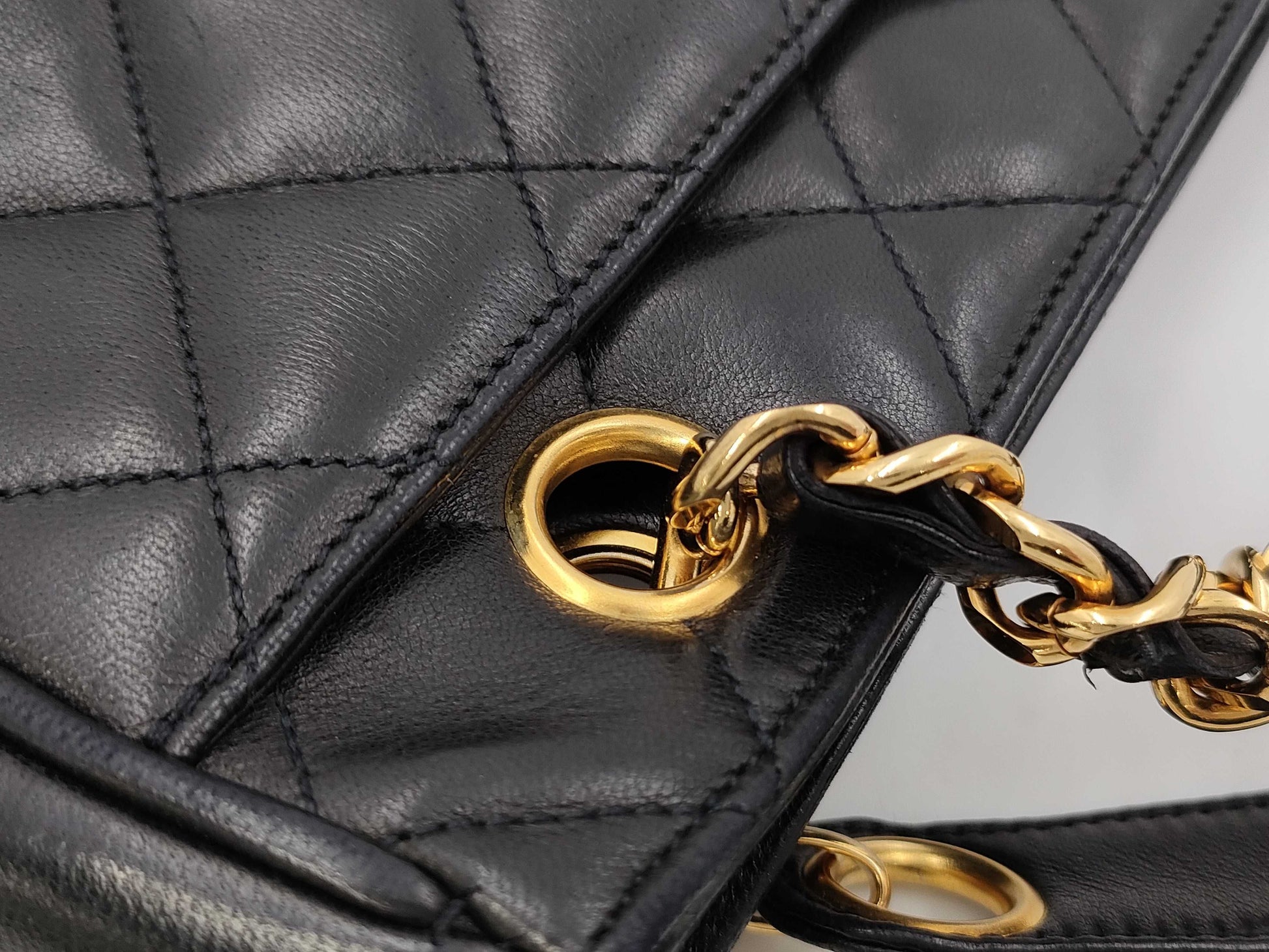 CHANEL Lamb Chain Tote Bag