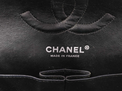 CHANEL Caviar Mato Double Flap Shoulder Bag