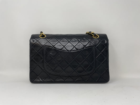 CHANEL CHANEL Shoulder Bag Matelasse Double Flap Black Shoulder Bag