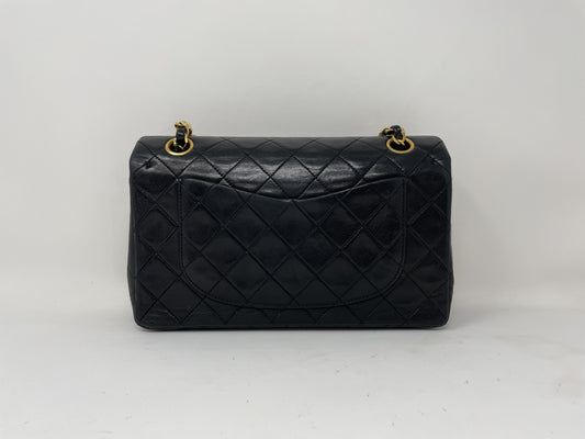 CHANEL CHANEL Shoulder Bag Matelasse Double Flap Black Shoulder Bag