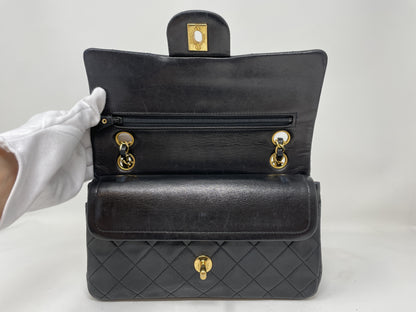 CHANEL CHANEL Shoulder Bag Matelasse Double Flap Black Shoulder Bag