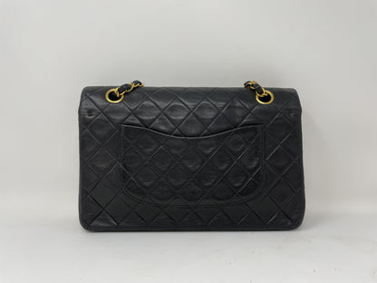 CHANEL CHANEL Matelasse Double Flap Shoulder Bag Black Shoulder Bag