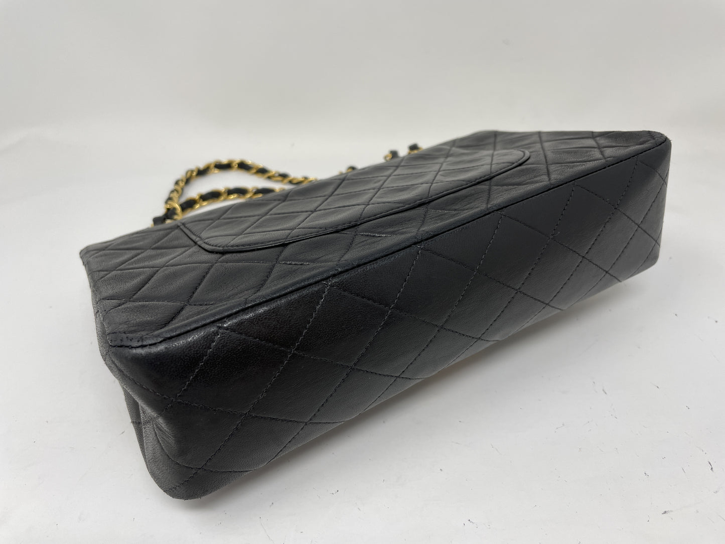 CHANEL CHANEL Matelasse Double Flap Shoulder Bag Black Shoulder Bag