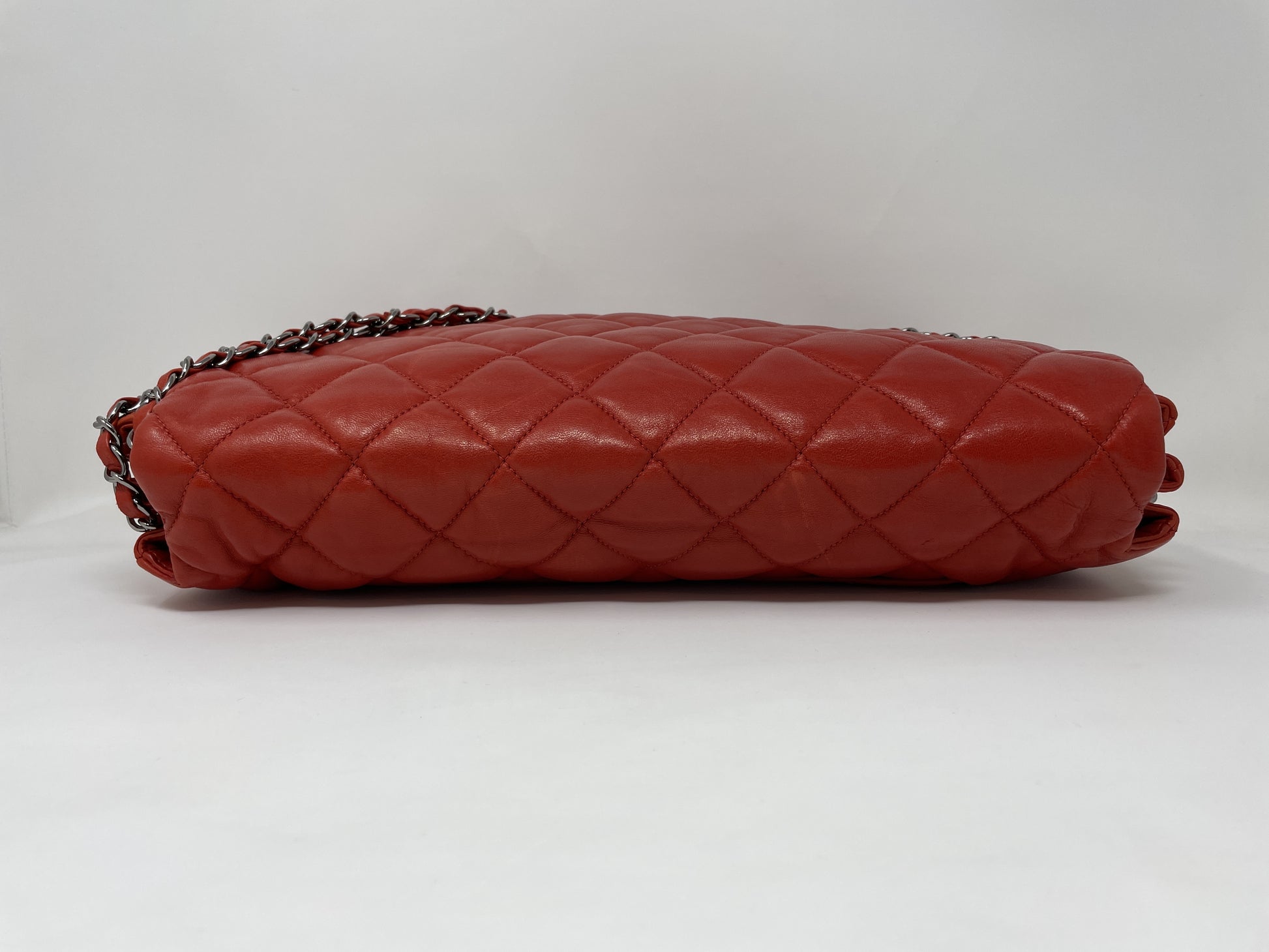 CHANEL CHANEL Shoulder Bag Matelasse Red Shoulder Bag