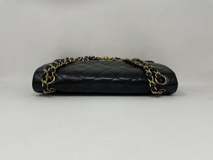 CHANEL CHANEL Matelasse Double Flap Shoulder Bag Black Shoulder Bag