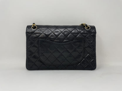 CHANEL CHANEL Matelasse Double Flap Shoulder Bag Black Shoulder Bag