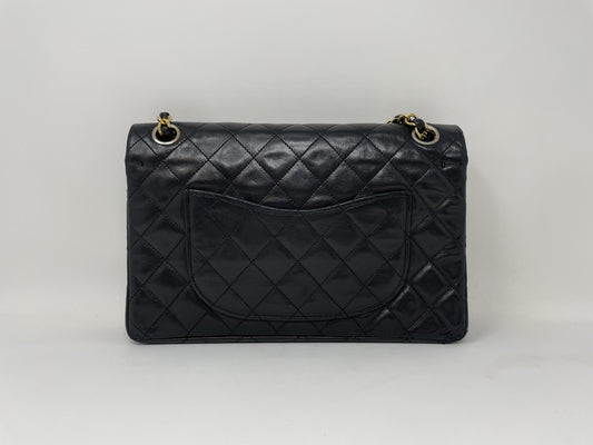 CHANEL CHANEL Matelasse Double Flap Shoulder Bag Black Shoulder Bag