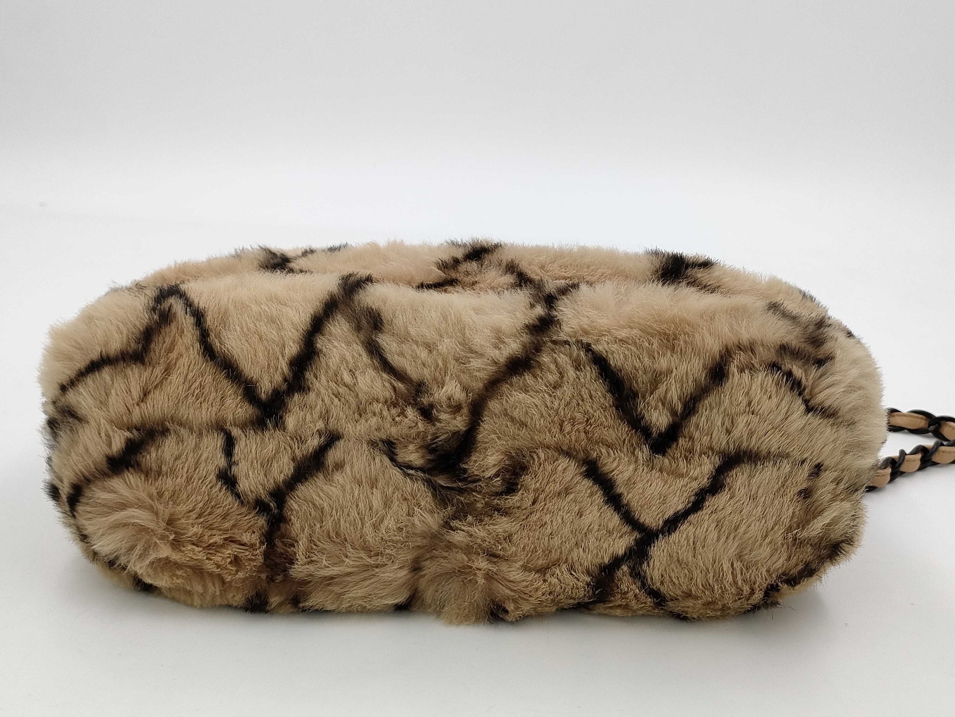 CHANEL Chanel Fur Matelasse Shoulder Bag