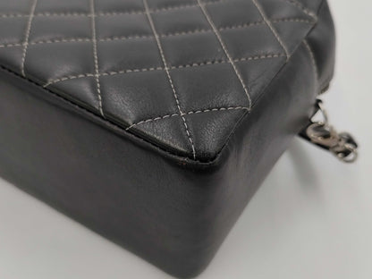 CHANEL Deka Coco Mark 2-way Handbag