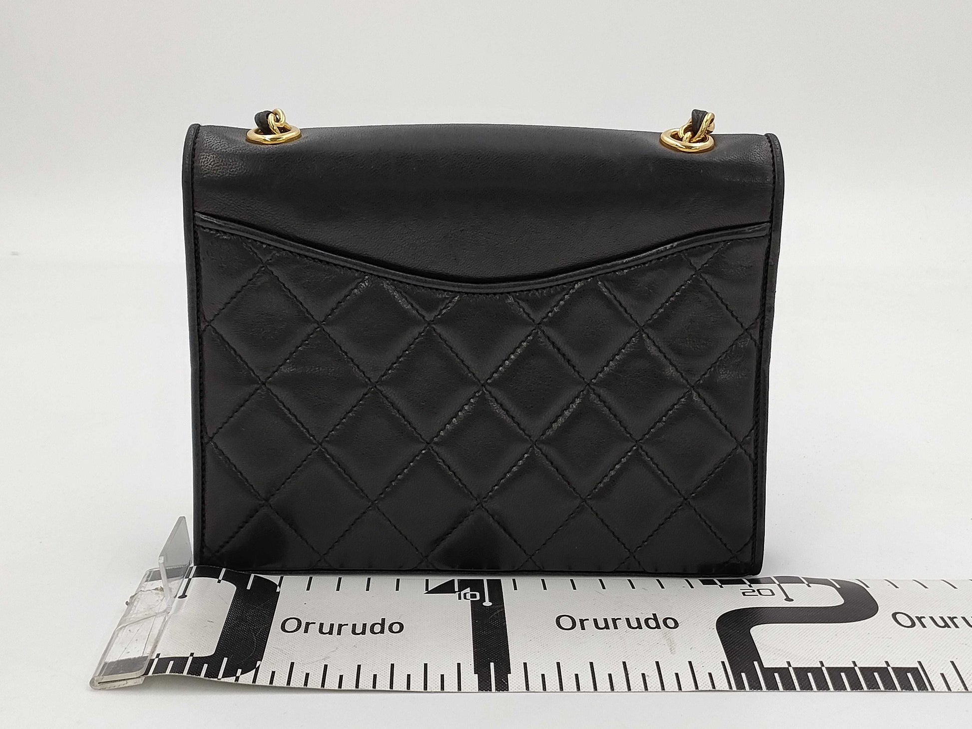 CHANEL Lamb Matelasse Coco Mark Shoulder Bag