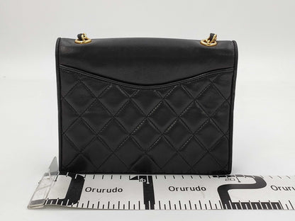 CHANEL Lamb Matelasse Coco Mark Shoulder Bag