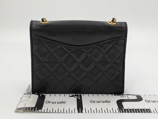 CHANEL Lamb Matelasse Coco Mark Shoulder Bag