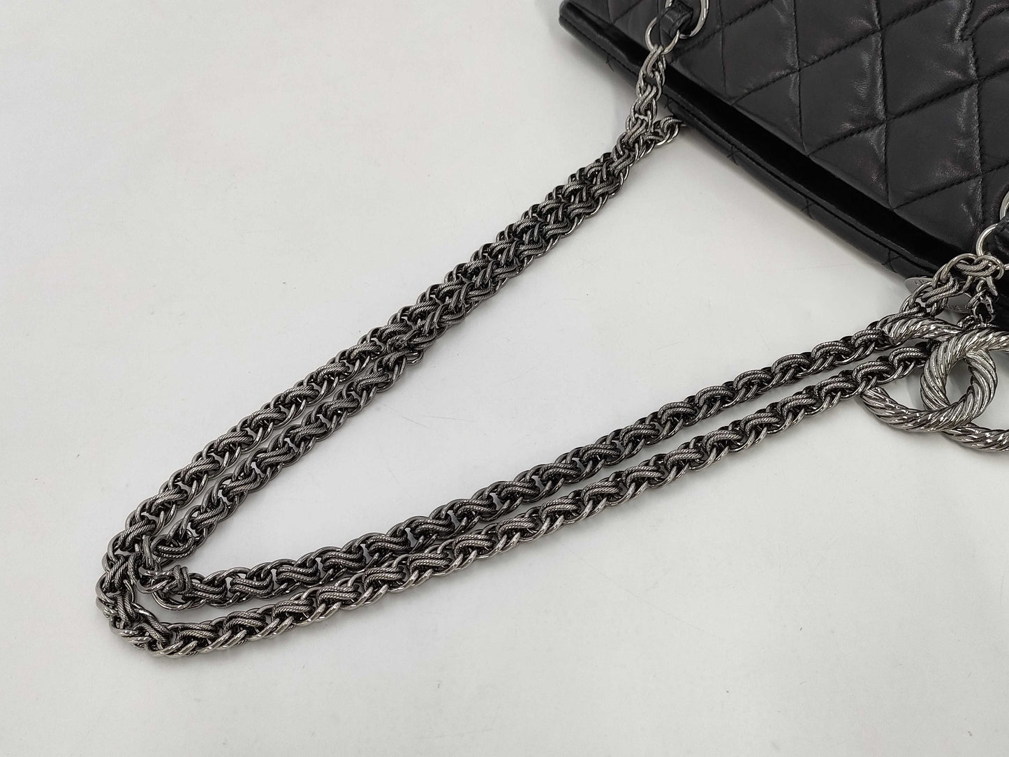CHANEL Paris Moscow Line Lambskin Handbag
