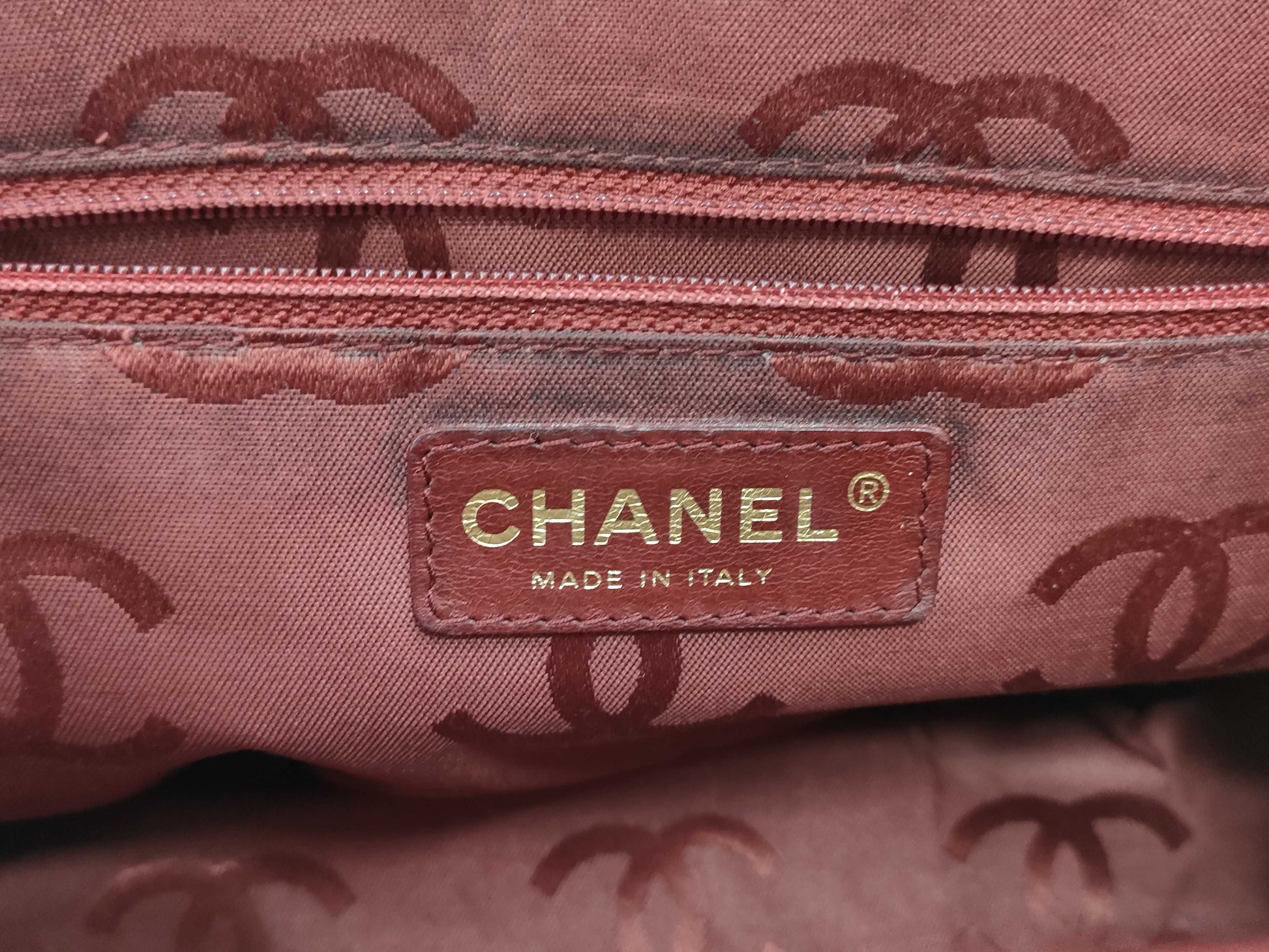 CHANEL Caviar Coco Mark Handbag