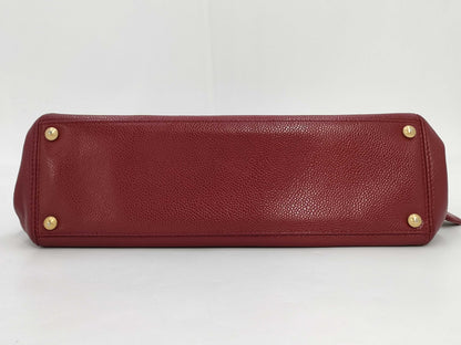 CHANEL Caviar Coco Mark Handbag