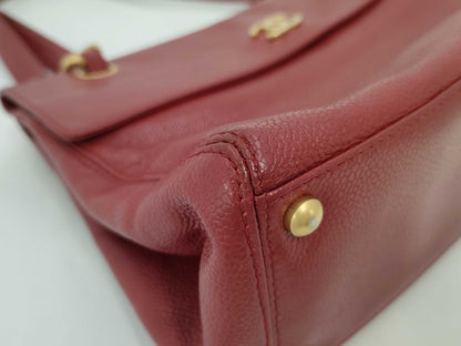 CHANEL Caviar Coco Mark Handbag