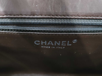 CHANEL Brown Lambskin Handbag