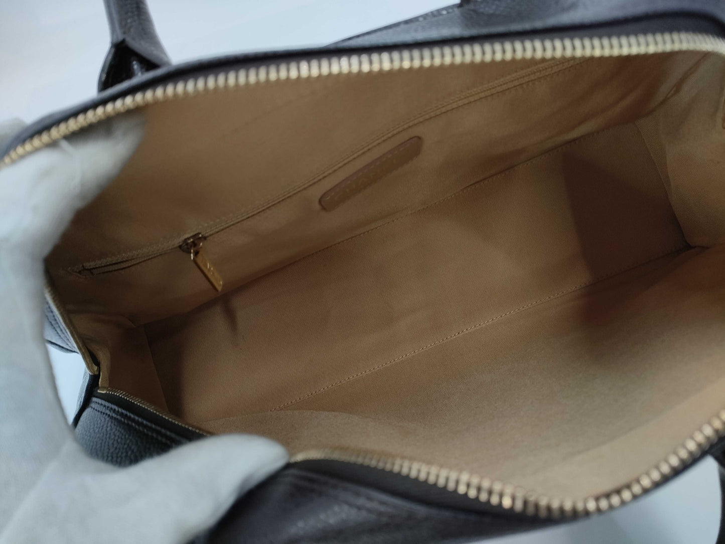 CHANEL Caviar Deca Coco Mark Handbag