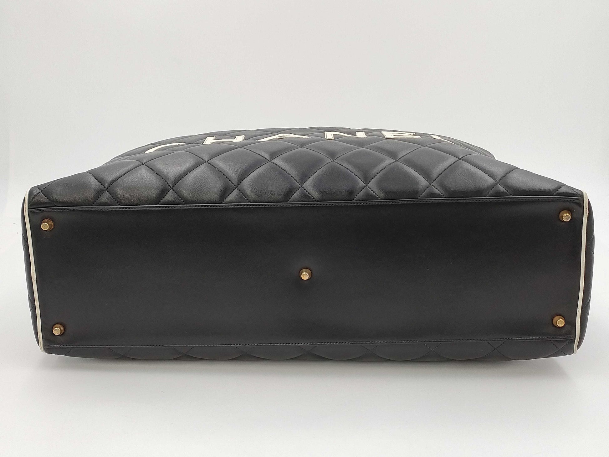 CHANEL Matelasse Lambskin Boston Bag with Seal, No. 3 Boston Bag