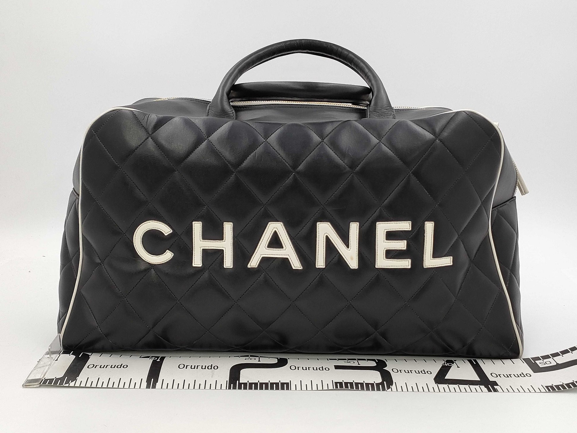 CHANEL Matelasse Lambskin Boston Bag with Seal, No. 3 Boston Bag