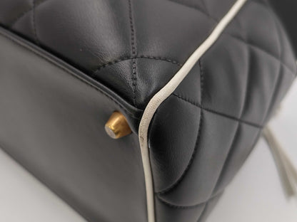 CHANEL Matelasse Lambskin Boston Bag with Seal, No. 3 Boston Bag