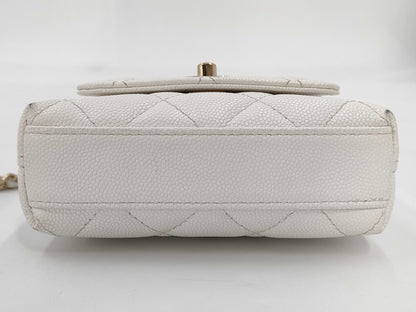 CHANEL Coco Handle Micro Caviar Skin 2-Way Shoulder Bag Random Serial Number Shoulder Bag