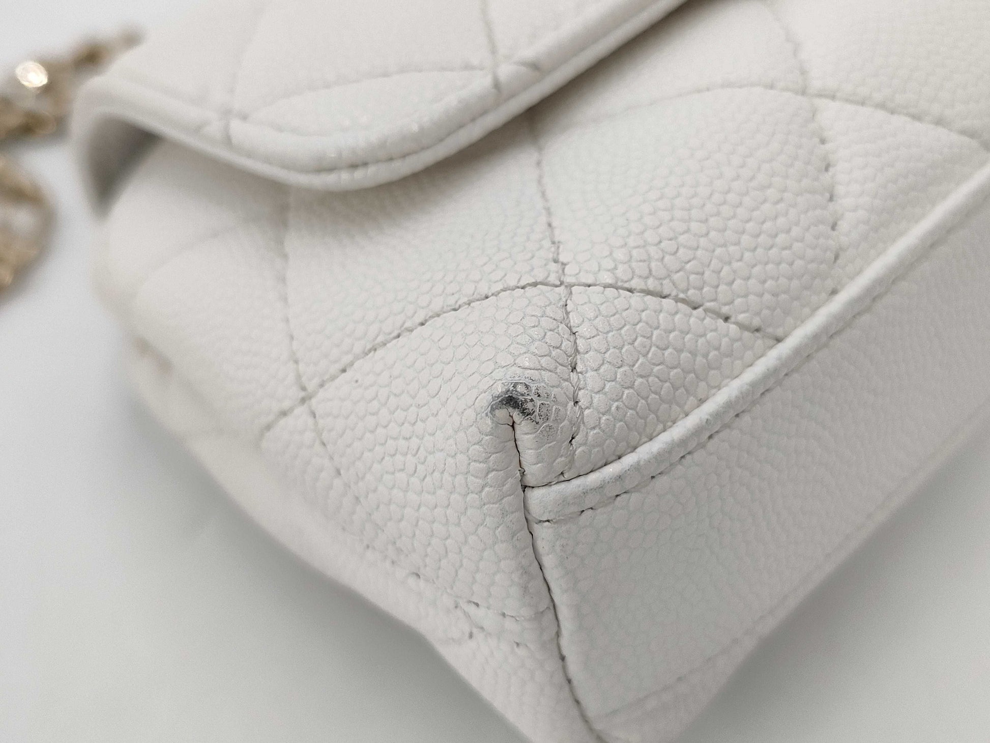 CHANEL Coco Handle Micro Caviar Skin 2-Way Shoulder Bag Random Serial Number Shoulder Bag