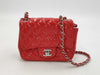 CHANEL CHANEL Mini Matelasse Patent Chain Shoulder Bag