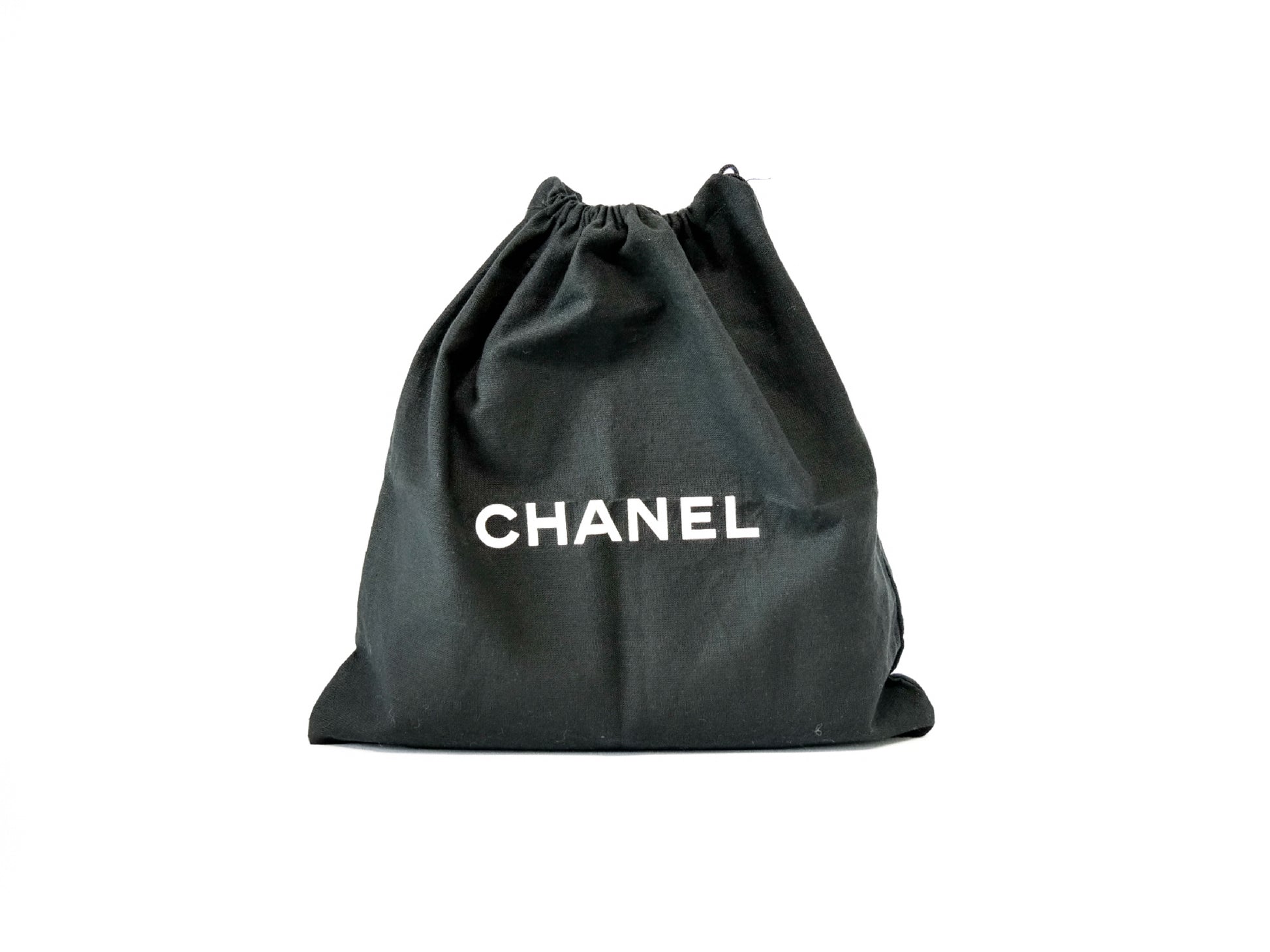 CHANEL Caviar Skin Coco Mark Shoulder Bag with Gold Hardware