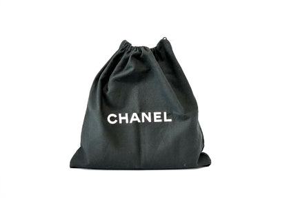 CHANEL Caviar Skin Coco Mark Shoulder Bag with Gold Hardware