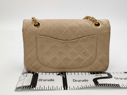 CHANEL Matelasse 23 Double Double Beige Shoulder Bag 2412146