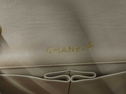 CHANEL Mini Matelasse Full Flap Beige Shoulder Bag 1886145