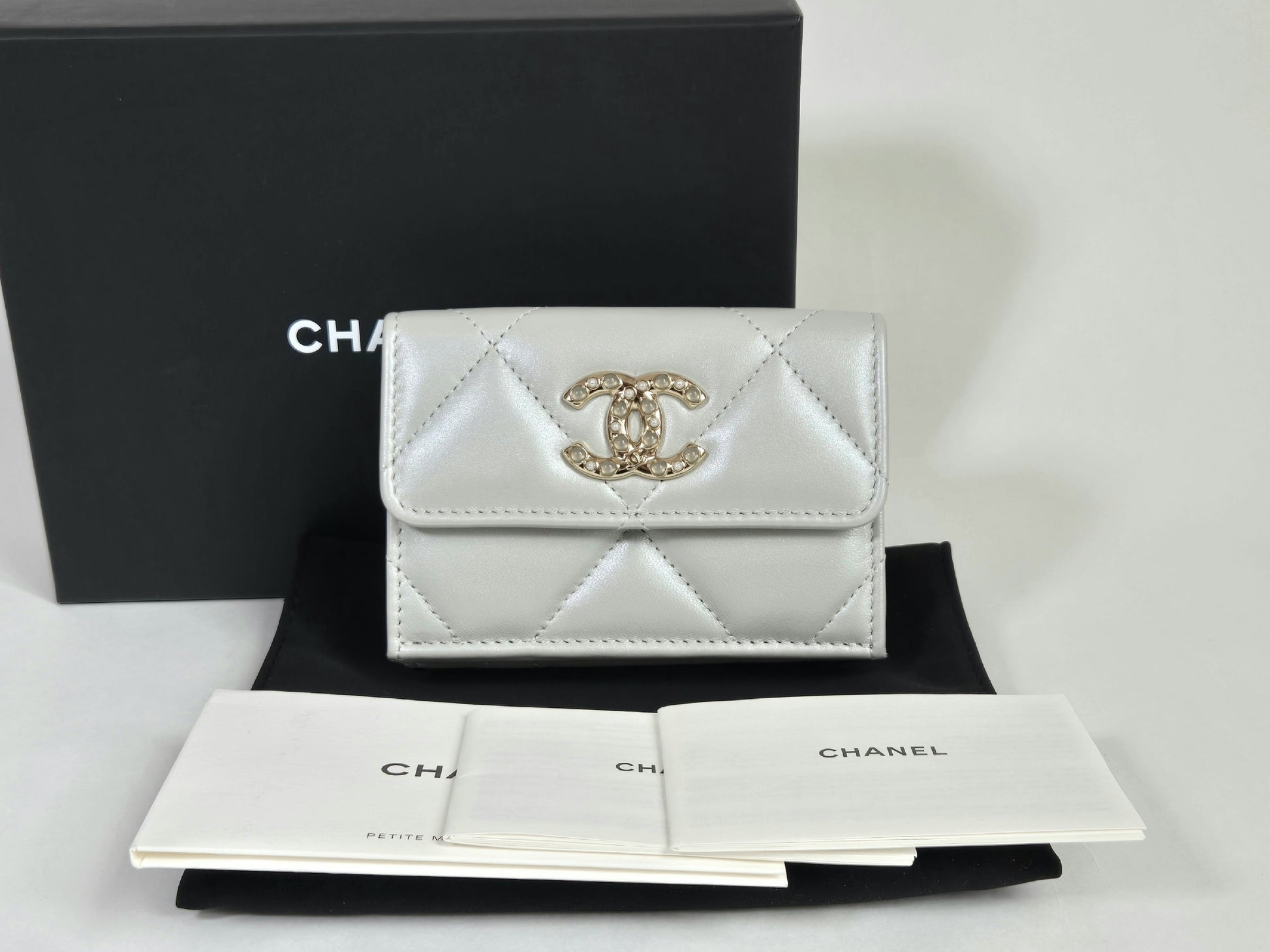 CHANEL CHANEL Small Flap Wallet Matelasse Tri-fold Wallet