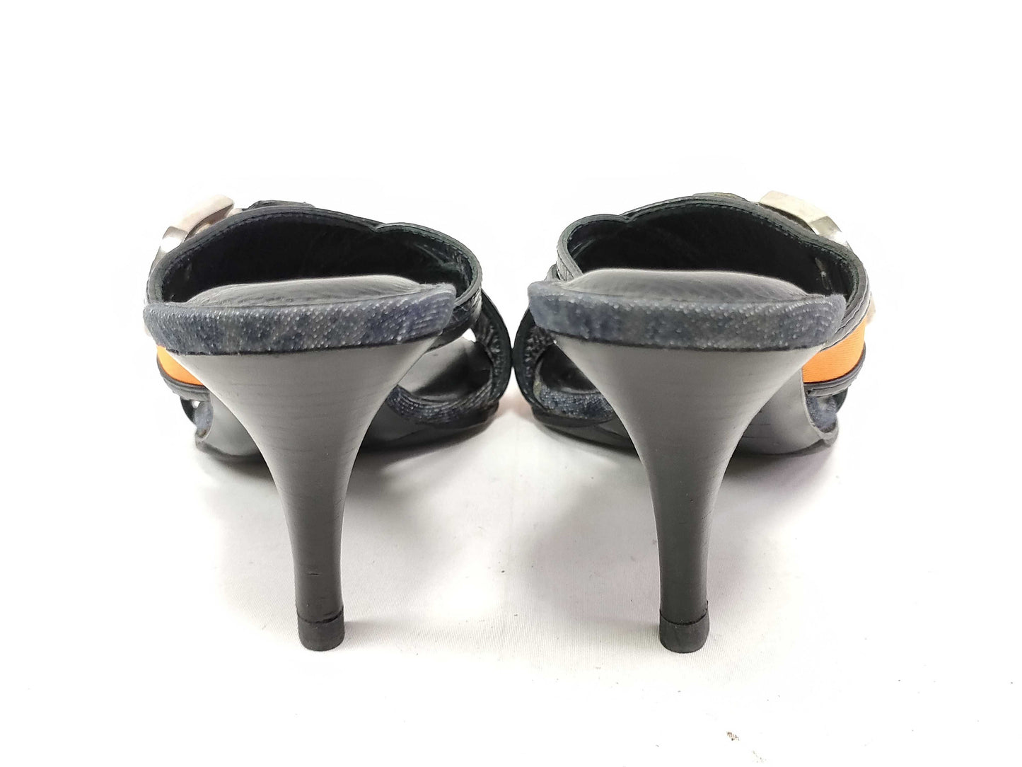 Dior Christian Dior Heel Shoes Pumps Mules Trotter Galliano Period D Metal Sandals