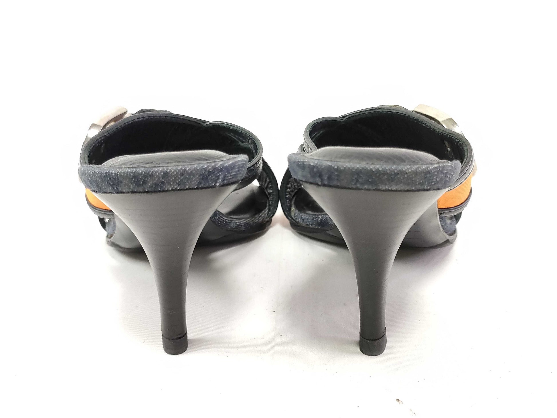 Dior Christian Dior Heel Shoes Pumps Mules Trotter Galliano Period D Metal Sandals