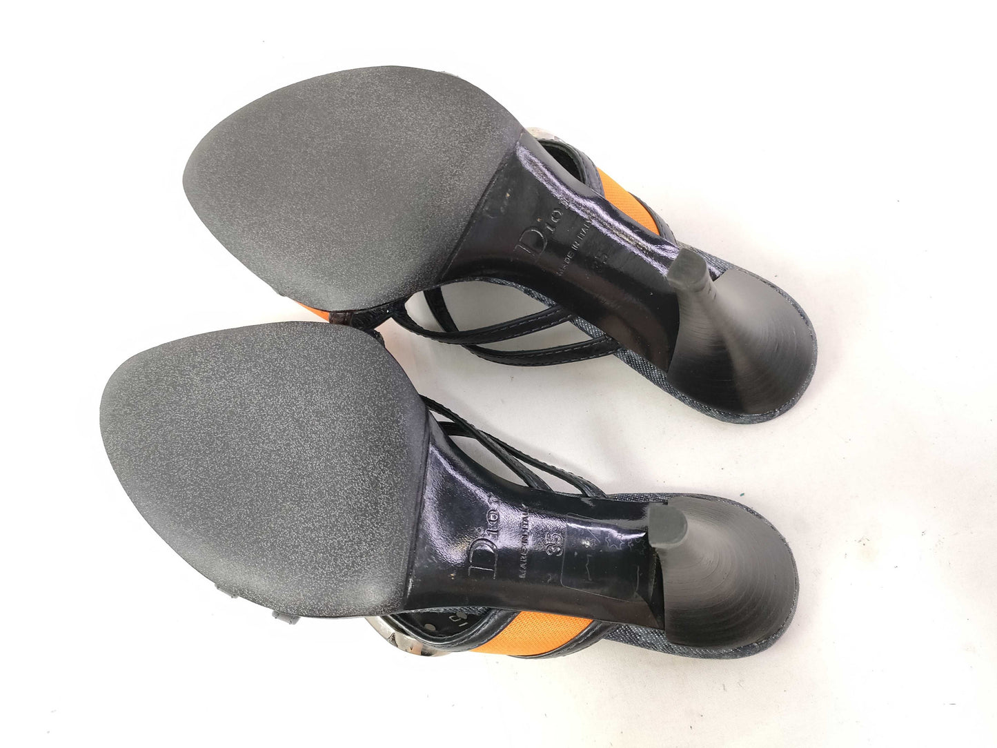 Dior Christian Dior Heel Shoes Pumps Mules Trotter Galliano Period D Metal Sandals