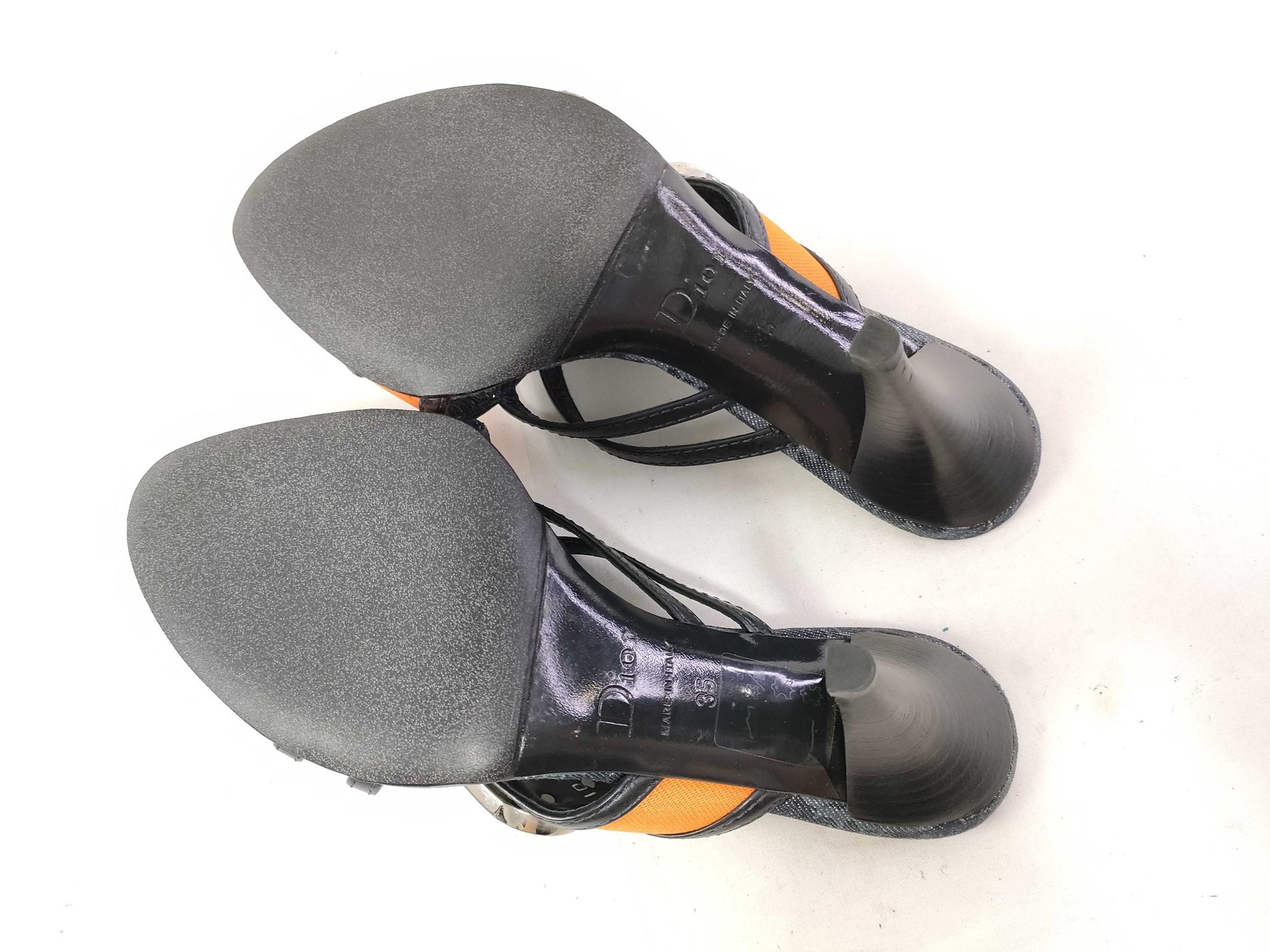 Dior Christian Dior Heel Shoes Pumps Mules Trotter Galliano Period D Metal Sandals