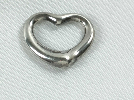 Tiffany & Co. Tiffany Open Heart Necklace Top with Box and Dust Bag