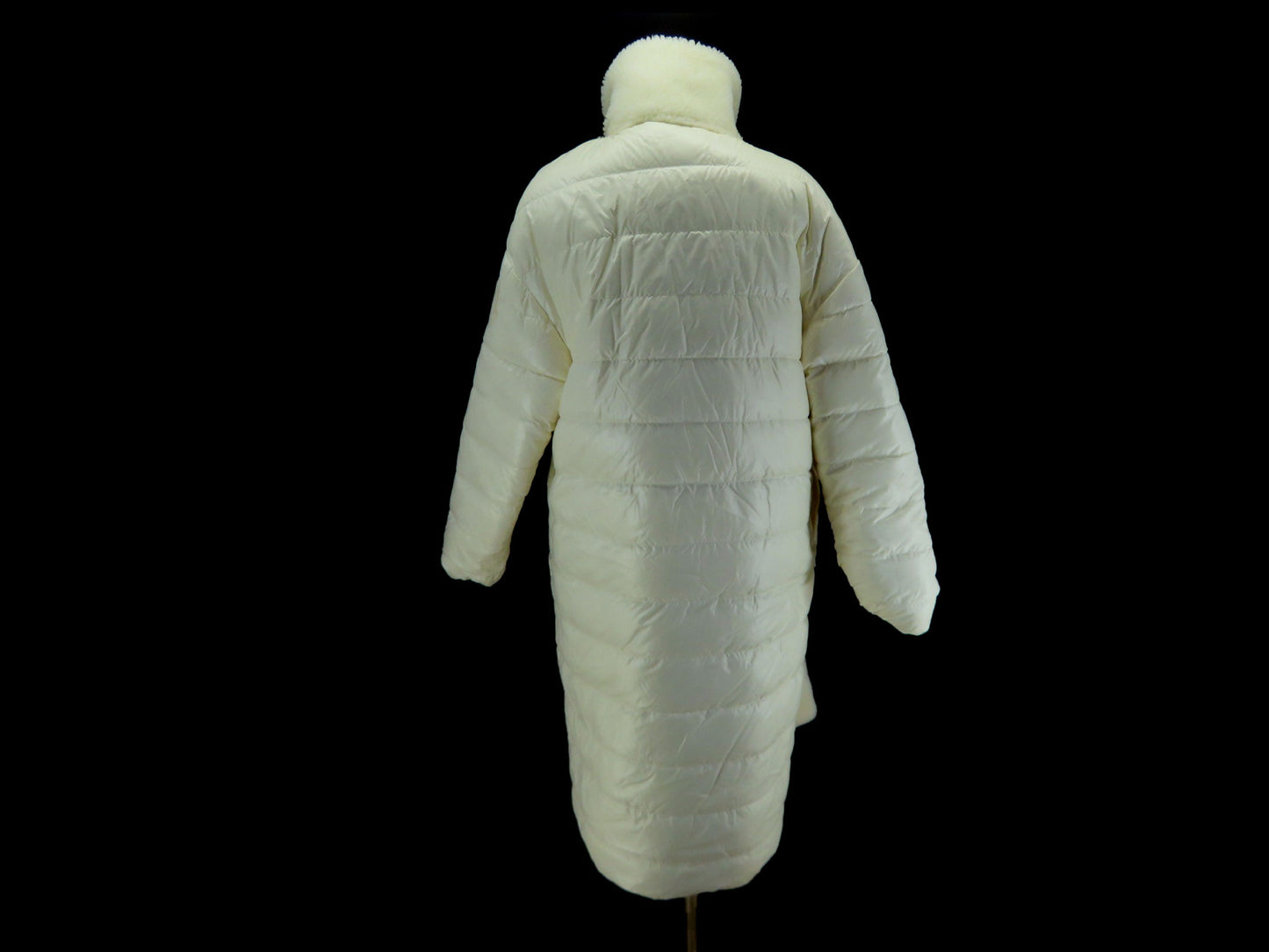 MONCLER Fluffy Boa Long Jacket Size 1