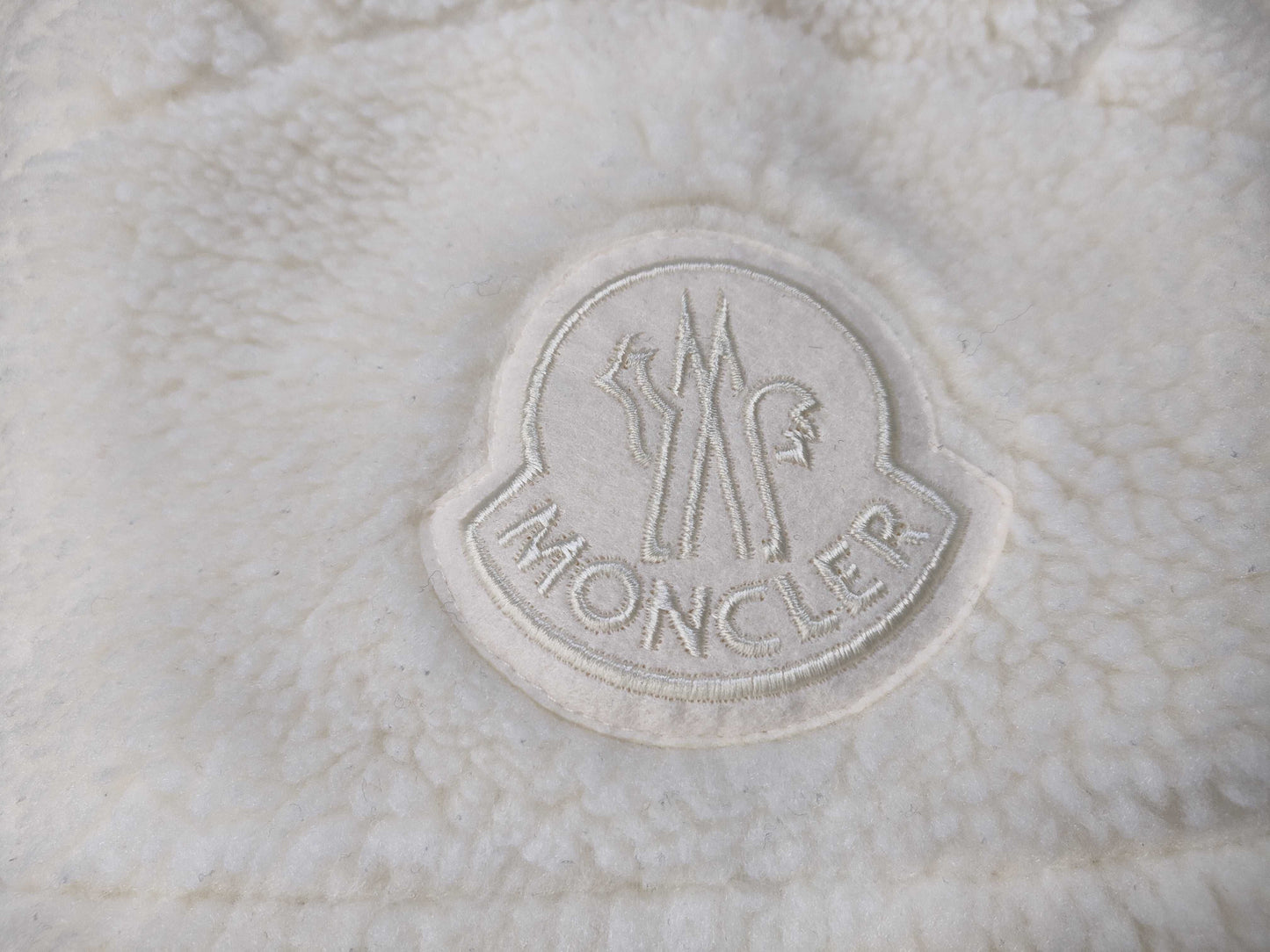 MONCLER Fluffy Boa Long Jacket Size 1